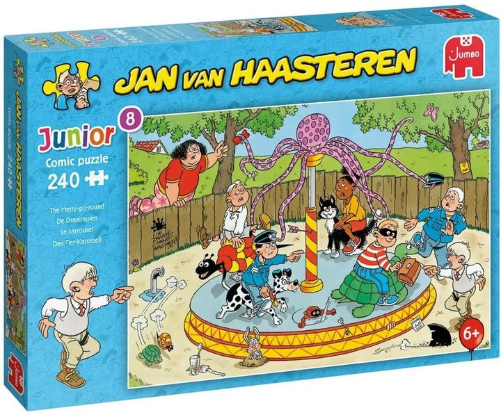 Jumbo Jan van Haasteren 240 Piece Puzzle The Merry-Go-Round