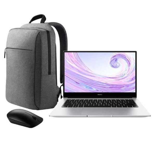 Huawei MateBook D14 i5 MX250 8GB DDR4 512GBSSD Notebook Bundle - Silver