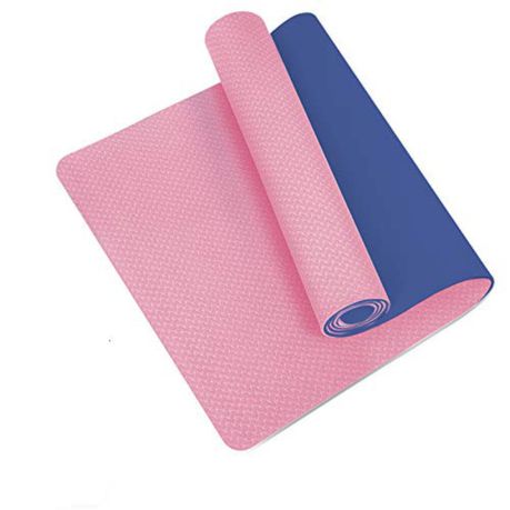 6mm Yoga Mat Non Slip TPE Exercise Mat - Pink