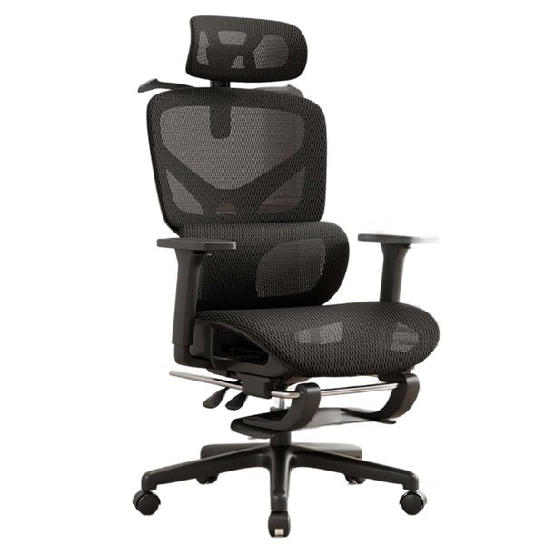 Ergonomic Office Chair with Footrest-Adjustable 3D Armrests for Home&amp;Office