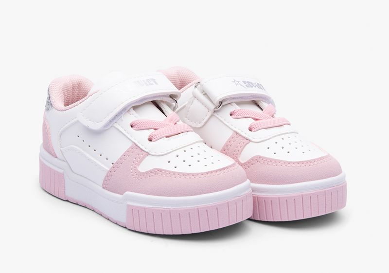 Soviet Kids Aero Girls Pu Hook and Loop Sneaker