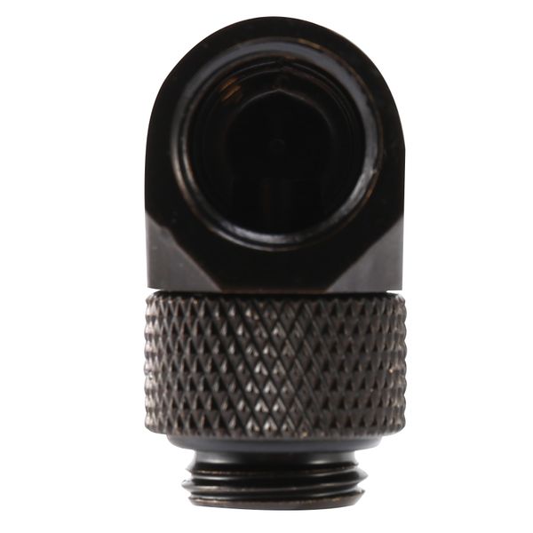 12.9Mm G1/4 Thread 90 Degree Rotary Tube Connector Fitting Black
