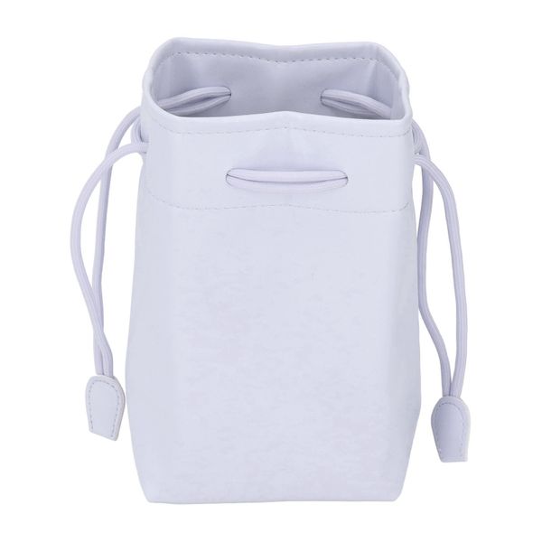 White drawstring film pouch