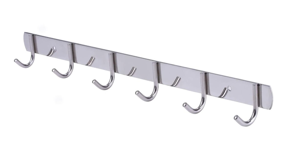 Elegant Wall Hanger With 6 Hooks Stainless Steel Shop Today. Get it