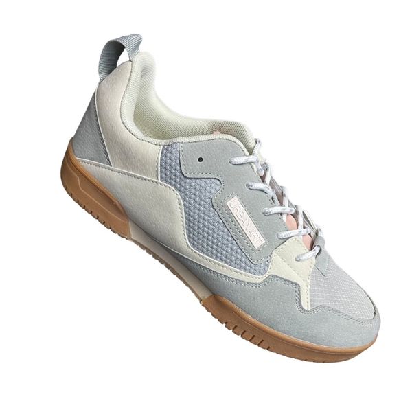 Urban Art Men Grey Faux Leather Casual Style Lace up Sneakers-