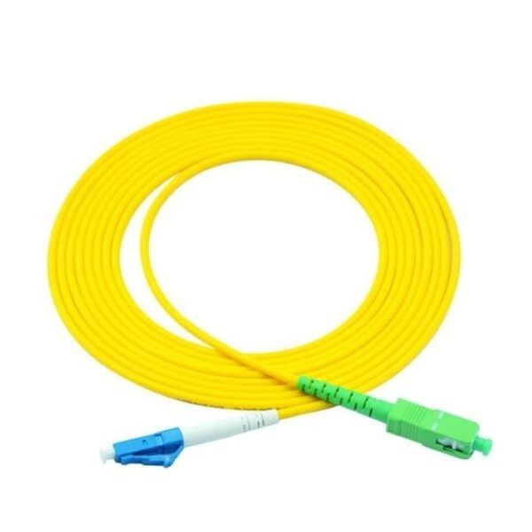 20M SC/APC - LC/UPC Simplex Single Mode Fiber Optic Patch Cord 2.0mm-BT