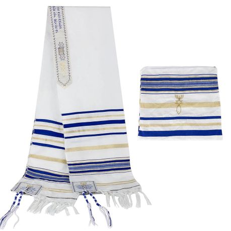 Unisex New Covenant Messianic Tallit Jewish Prayer Shawl - Large, Shop  Today. Get it Tomorrow!