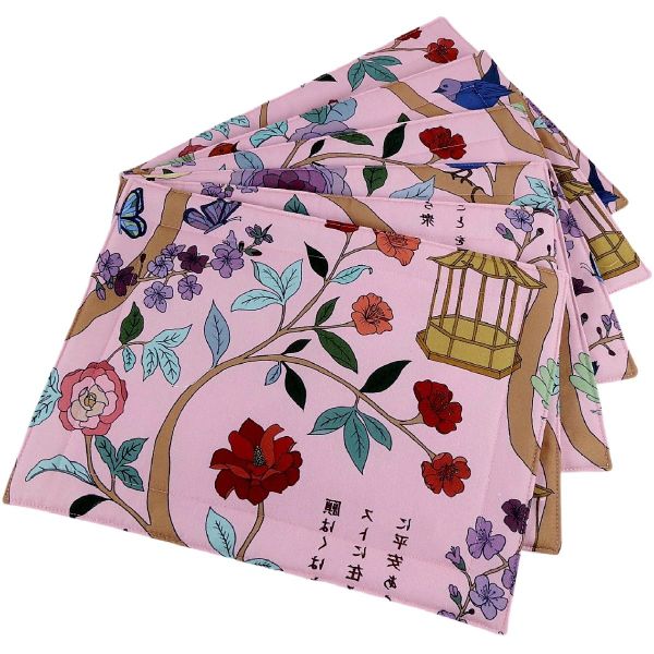 Japanese Garden Peach Placemat Pack of 6