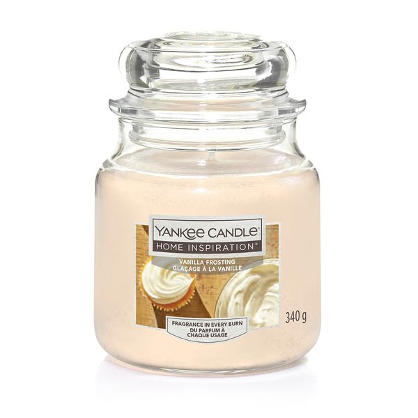 Yankee Candle Home Inspiration Vanilla Frosting Medium Jar