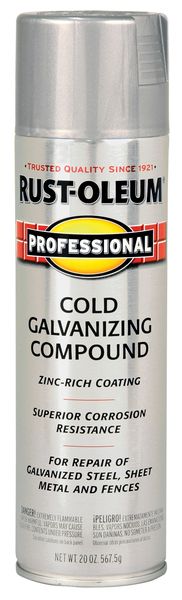 Rust-Oleum Flat Cold Galv Compound Silver 567g