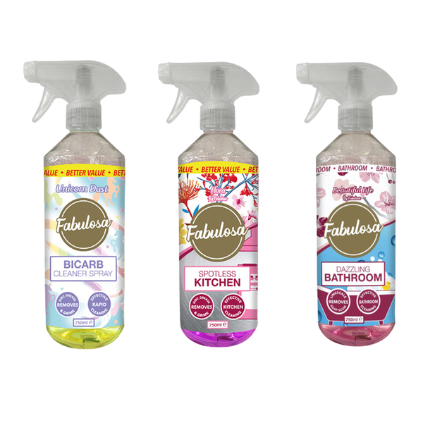 Fabulosa 3 Pack Household Cleaning Bundle