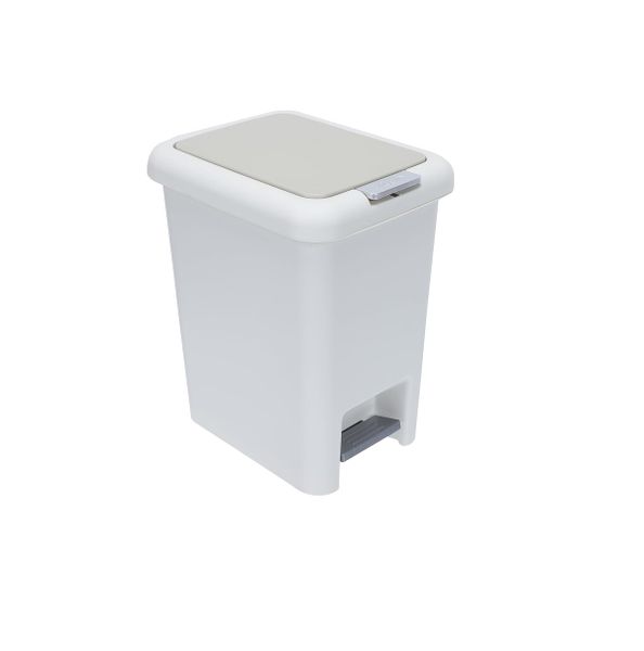 Boss 7L Multipurpose Waste&amp;Recycling Indoor Dustbin With Step-On Foot Pedal