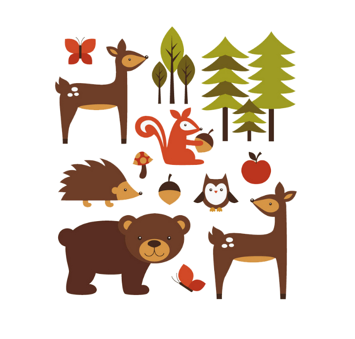 Woodlands Animals Vinyl Stickers - Nursery Room Decor | Shop Today. Get ...