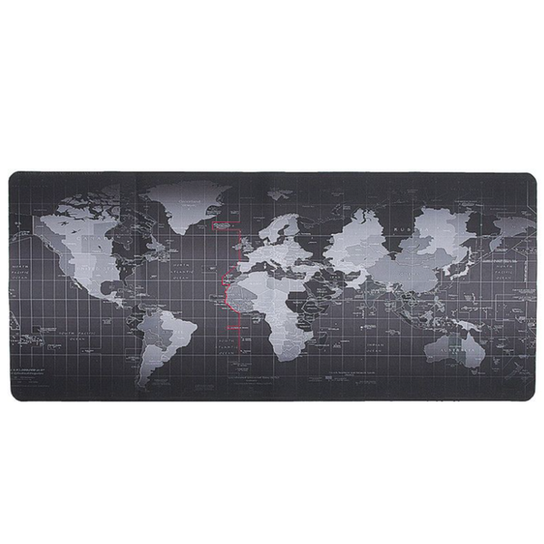 Extended Anti-Slip World Map Mouse Pad Mousepad Gaming Mouse Pad, Desk Pad