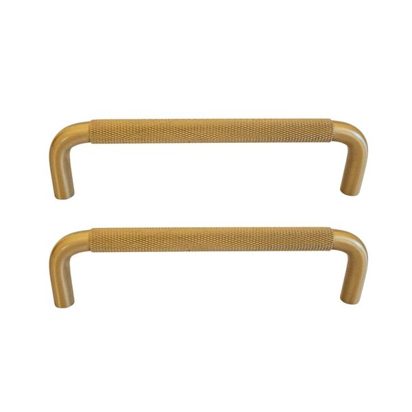 Modern Luxury Knurled Cabinet Handles - Set of Two