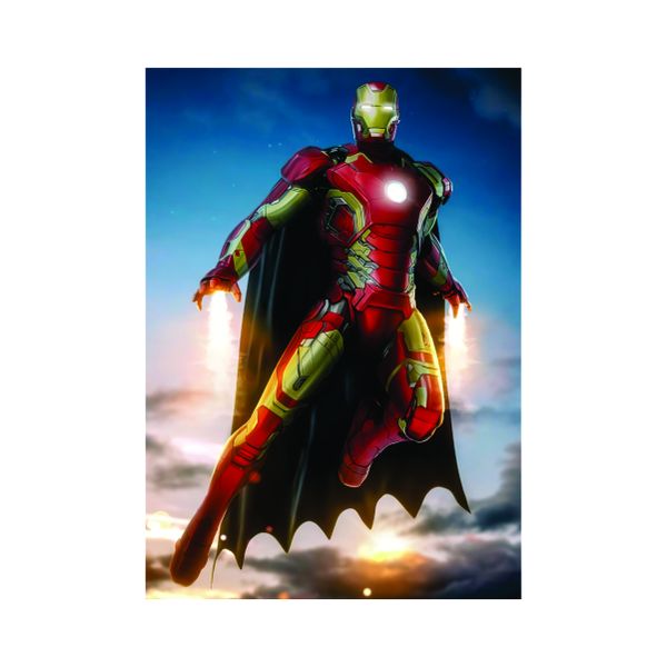 Iron man Mark 32 Flying - A1 poster