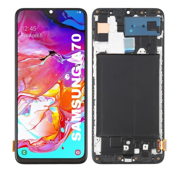 LCD Screen and Digitizer Full Assembly With Frame for Samsung Galaxy A30s
