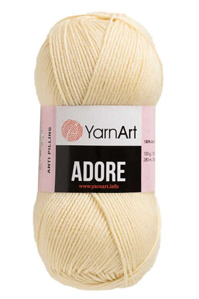 YarnArt Adore 100g Pack of 5 - Straw - 331