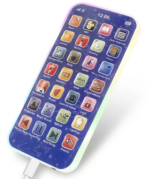 Children's Educational Rechargeable Learning Phone with Music &amp; Simulation