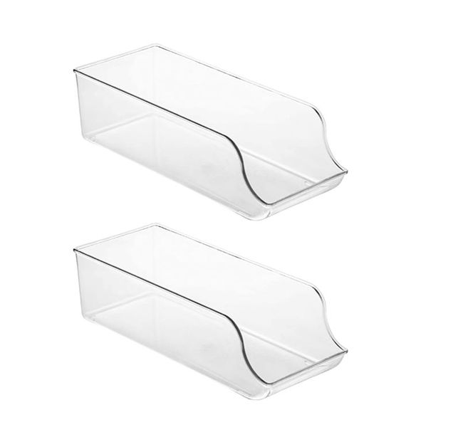 Transparent Eazy-Organize Fridge and Pantry Storage Container - Set of 2