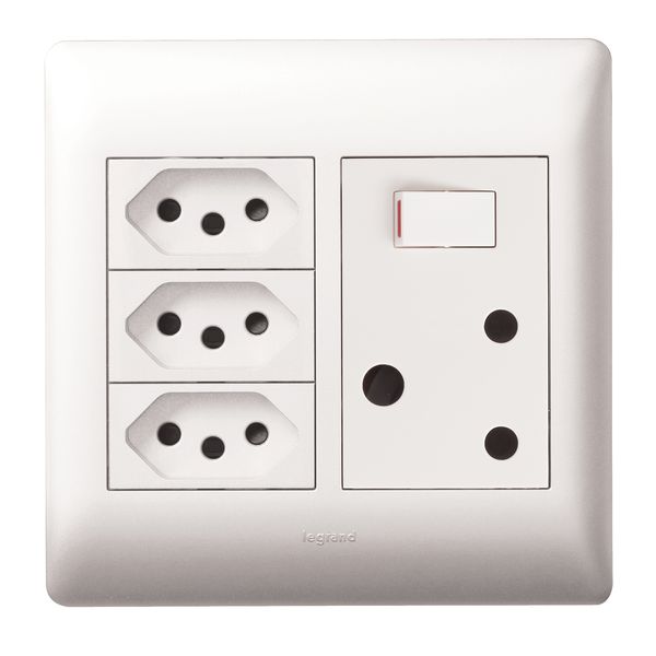 Legrand - Ysalis - Old RSA + 3 New RSA - Socket 4x4