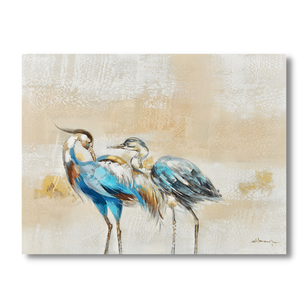 Canvas - Secretary Birds - 1200x900mm