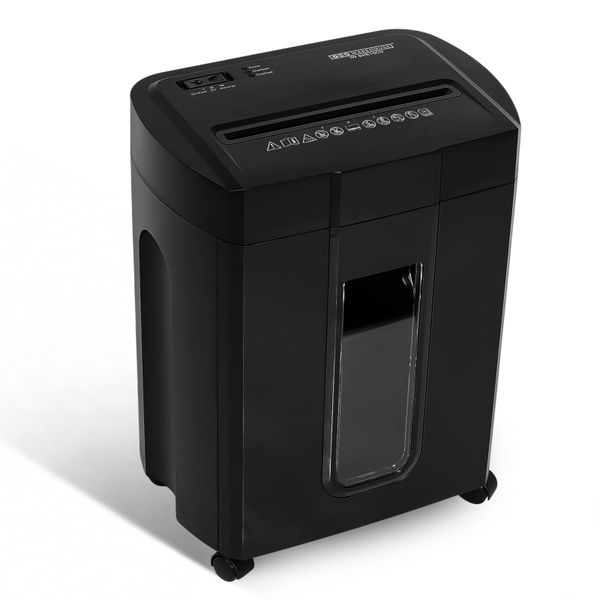 Shredder Machine 15 Sheets P4 Cross Cut for Home Office Shred Credit CardCD