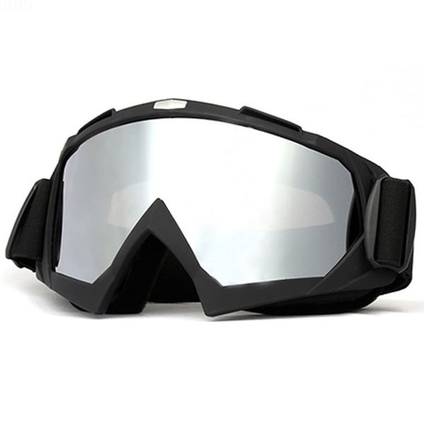 Silver Anti-Fog, UV Protection, Scratch Resistant Safety Protection Ski Cycling Goggles