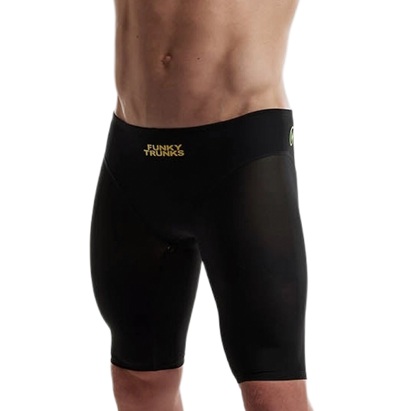 Funky Trunks Men's Apex Viper Jammers Swimming Costume - Black Attack