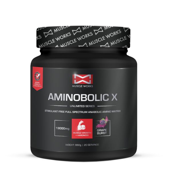 MW Aminobolic X (5 in 1 Growth Amino Acids ) 660g Grape Burst