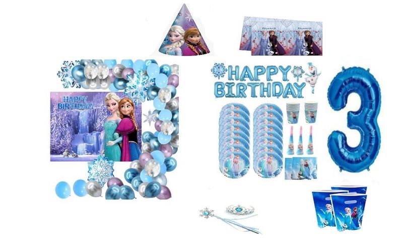 Frozen party box for a 3 year birthday