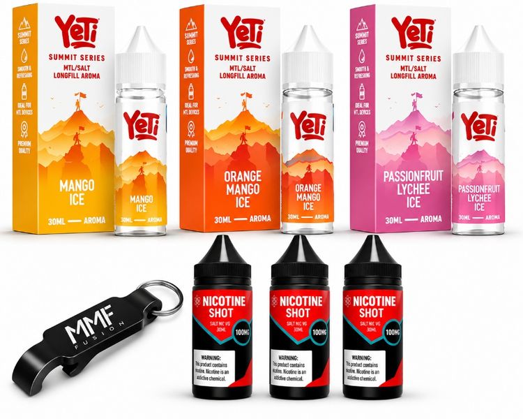 Yeti Series MMF E-Liquid 60ml Juice 50mg - Variety Combo Seis