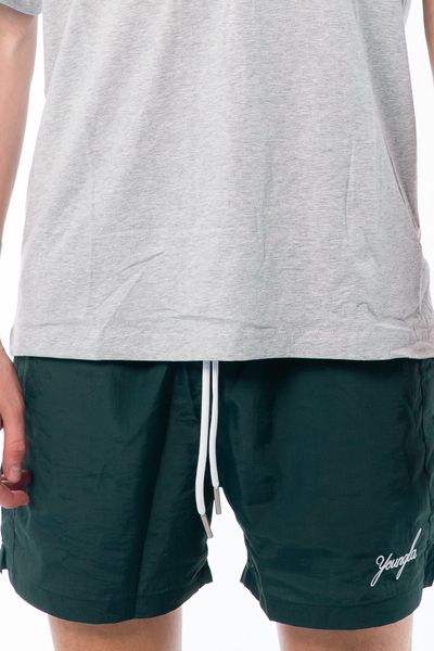 YoungLA Crinkle Shorts Green - Size S