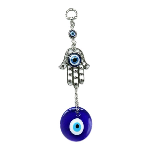 Blue Evil Eye And Hamsa Hand Wall Decor 20cm Pendant