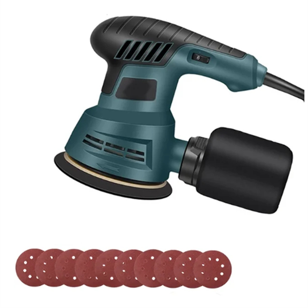 US Plug,300W Electric Eccentric Sander,6 Gears Speed Adjustment
