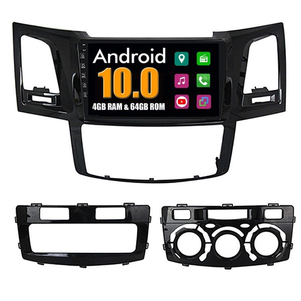 High Spec Toyota Hilux Fortuner 2005-15 Android GPS SatNav Radio CarPlay
