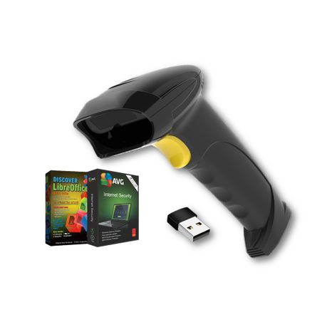 Plug and play Wireless Barcode Scanner-1D-Support multiple Image