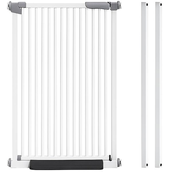 130cm Tall Pet Gate Baby Gate Dog Gate for Doorway Adjustable 76-83cm Wide