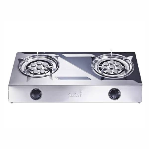 Totai Hot Plate 2 Burner Stainless Steel Gas Stove