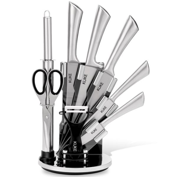 9 Piece Knife Set with Stand