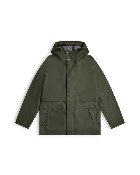 Hunter Rain Jacket Dark Olive
