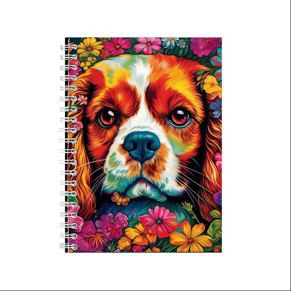 CAVALIER KING Charles Spaniel Ninji A5 Spiral Notepad B-Day Gift
