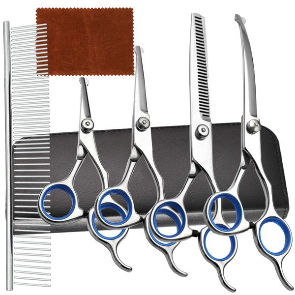 7-Piece Professional Pet Grooming Scissors Set