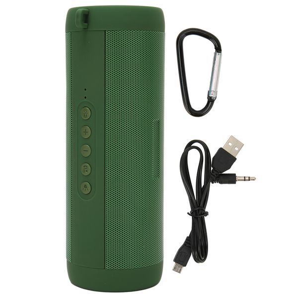 Bluetooth Speaker Stereo Noise Reduction Waterproof Wireless Speaker Green