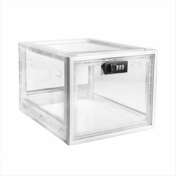 Lock Box for Medicines, Food and Electronic Devices, Cell Phones in One Con