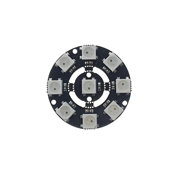 HKD WS2812 9-LED NeoPixel Ring 32mm Addressable RGB 4-7V