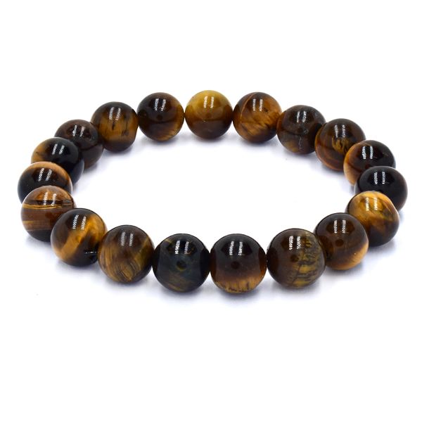 Androgyny Tigers Eye Beaded Bracelet