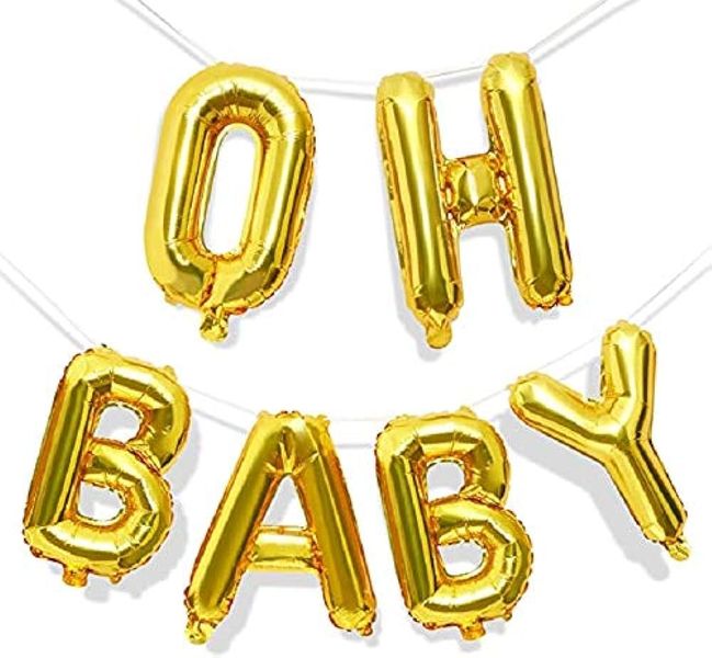 Oh Baby Balloon Banner- 5 Piece