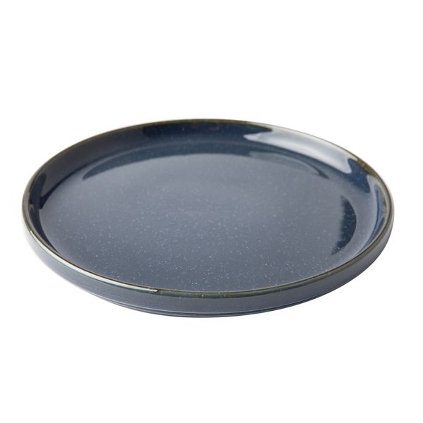 OMADA Flat Stackable Blue Side Plate