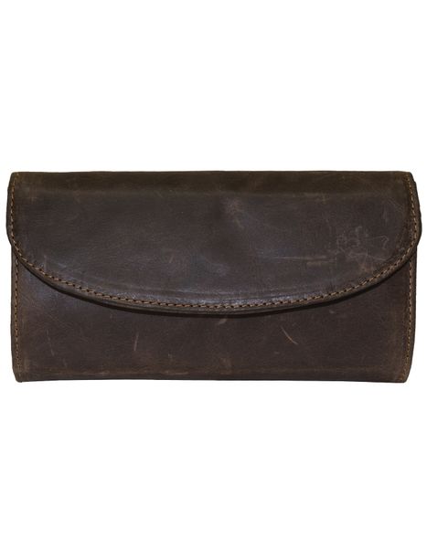 Luvsa LS-WT873 Full Grain Diesel Leather Tri-Fold Purse
